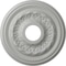 Ekena Millwork Galway Ceiling Medallion (Fits Canopies up to 3 1/4"), Hnd-Painted Frost, 15 3/4"OD x 3 1/4"ID x 1"P CM15GAFRF - alternate 1